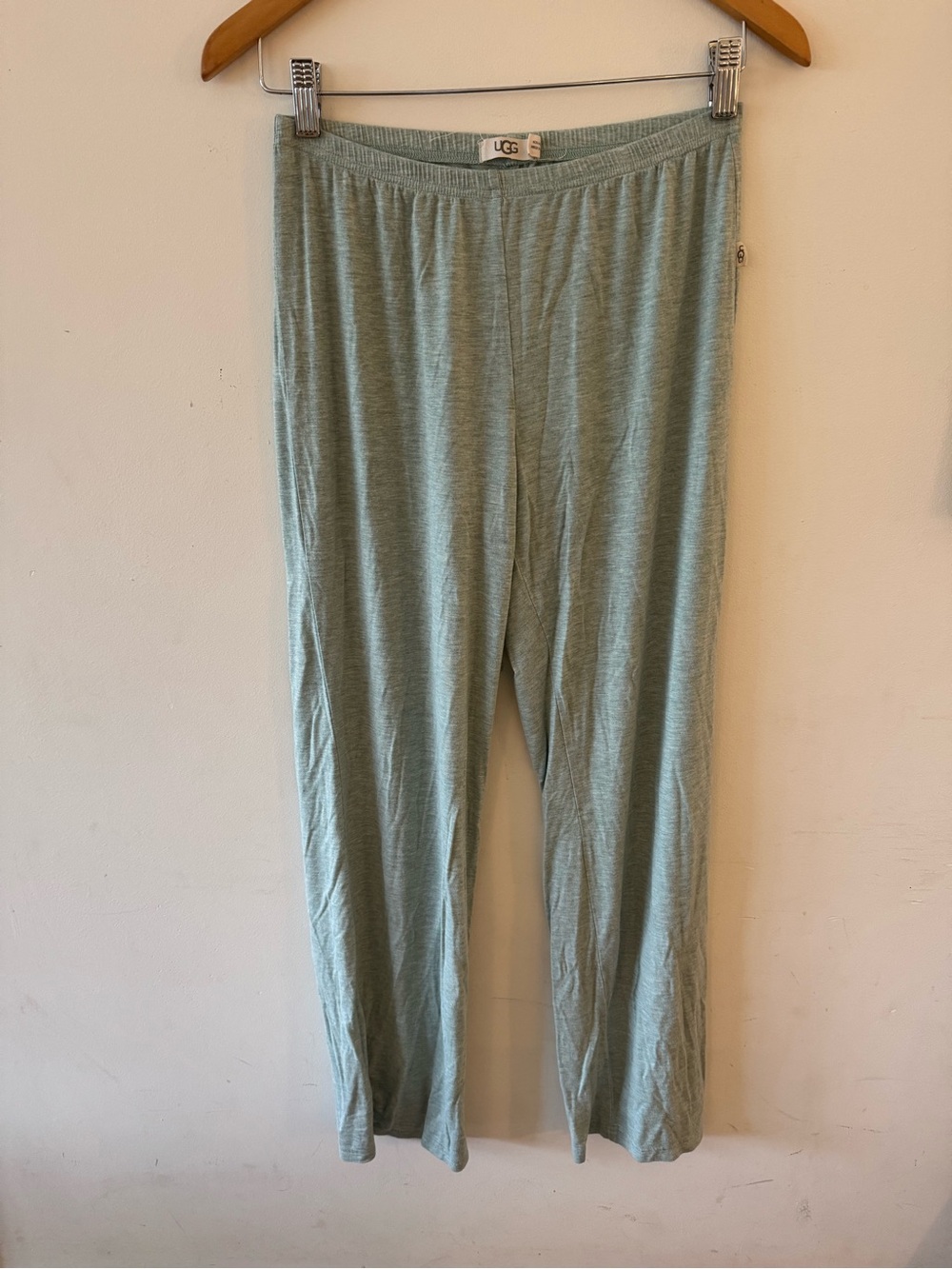 UGG Sage Green Heather Modal Wide Leg Pajama Lounge Pants - Size Small